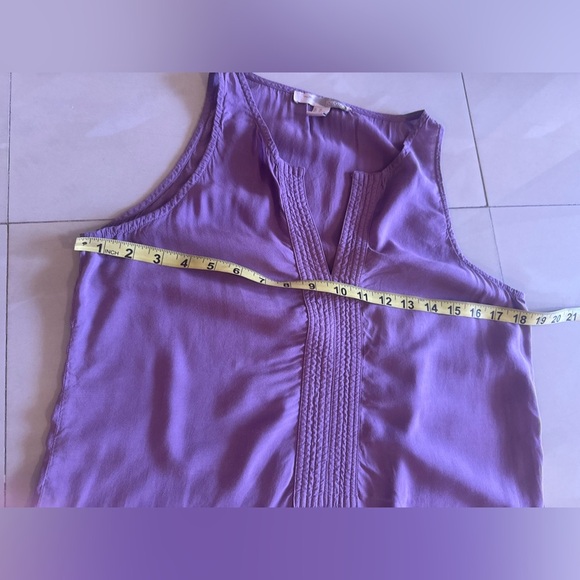 Forever 21 Drop Waist Split Hem Embroidered Neck Sleeveless Dress | Size XS - Picture 8 of 11